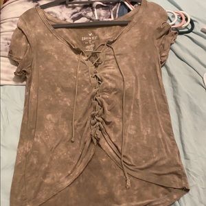 American Eagle Tie-Up Top